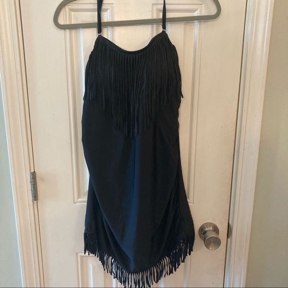 SHEIN Other - Long swim top/swim dress with fringe